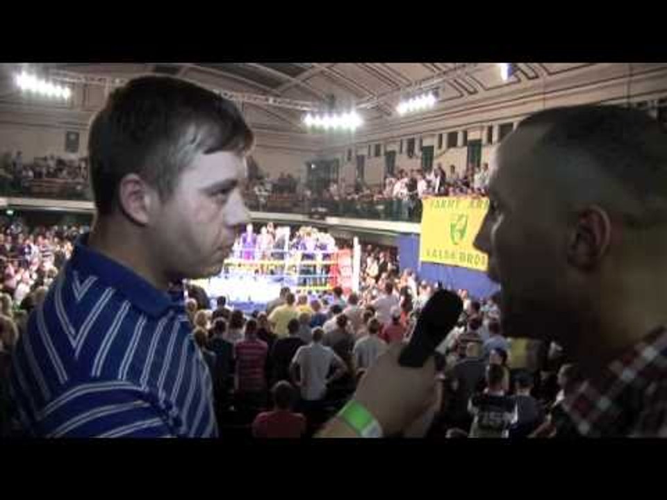 JAMES DeGALE REACTION TO O'MEARA WIN / for iFILM LONDON / QUEENSBERRY PROMOTIONS / BOXNATION