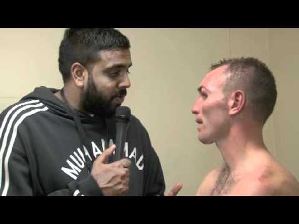 POST-FIGHT INTERVIEW WITH COLIN LYNES FOR iFILM LONDON / PURDY v LYNES