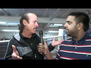 INTERVIEW WITH ENZO CALZAGHE FOR iFILM LONDON / MACCARINELLI v MAROSI WEIGH-IN