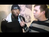 DON CHARLES INTERVIEW FOR iFILM LONDON / MEDIA WORKOUT / CHISORA v KLITSCHKO