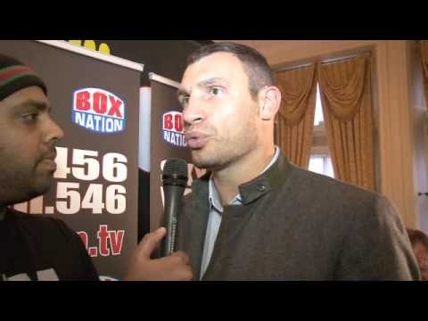 VITALI KLITSCHKO INTERVIEW FOR iFILM LONDON / KLITSCHKO v CHISORA