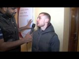 Carl Frampton Interview for iFILM LONDON / FRAMPTON v HUGHES WEIGH-IN