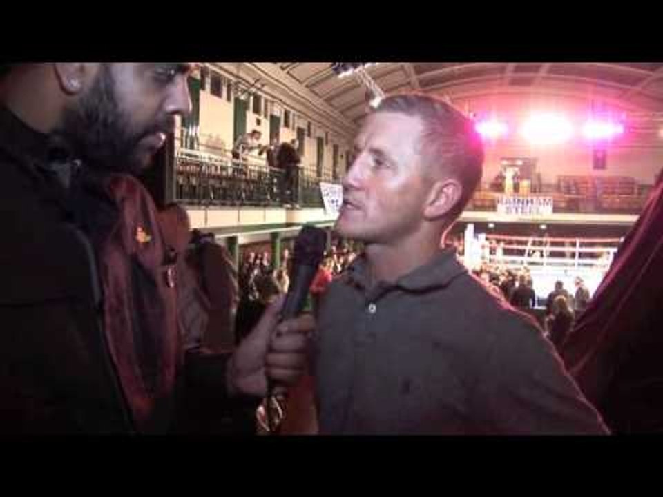 BRADLEY SAUNDERS POST-FIGHT INTERVIEW FOR iFILM LONDON / SAUNDERS v NESBITT