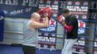 Nathan Cleverly Media Workout Footage for iFILM LONDON / CLEVERLY v KARPENCY