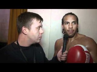WADI CAMACHO POST-FIGHT INTERVIEW FOR iFILM LONDON / CAMACHO v MATOVU