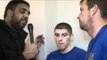 Liam Smith & Joe Gallagher Post-Fight Interview for iFILM LONDON / SMITH v MORBY