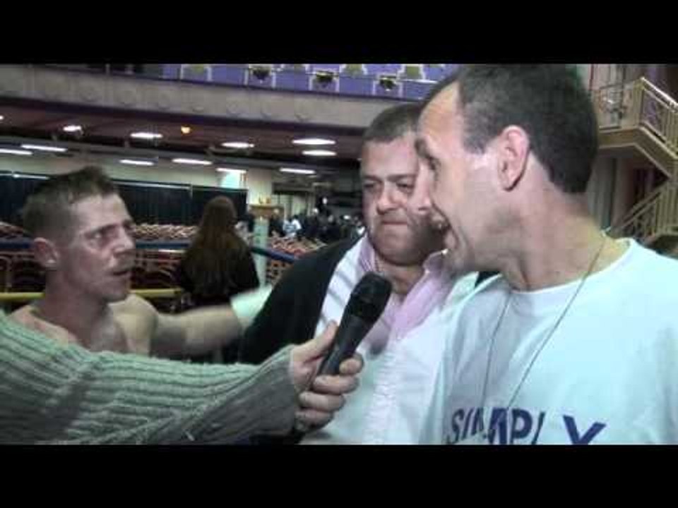 CHAS SYMONDS POST FIGHT INTERVIEW FOR iFILM LONDON / SYMONDS v VOLODINS