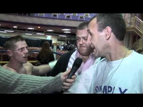 CHAS SYMONDS POST FIGHT INTERVIEW FOR iFILM LONDON / SYMONDS v VOLODINS