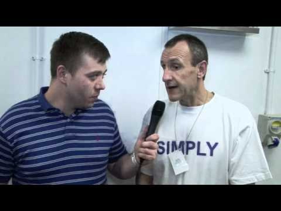 POST-FIGHT INTERVIEW WITH WARREN FENN & IAN BURBEDGE FOR iFILM LONDON / FENN v STOYCHEV