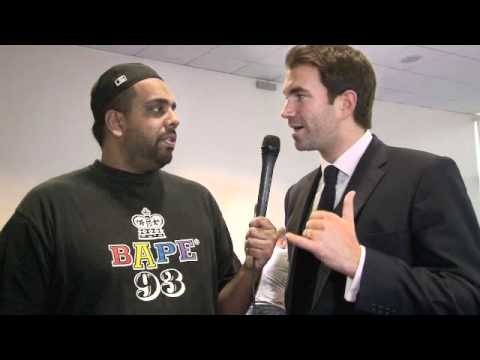 EDDIE HEARN TALKS FROCH v BUTE FOR iFILM LONDON / NO EASY WAY OUT PRESS CONFERENCE