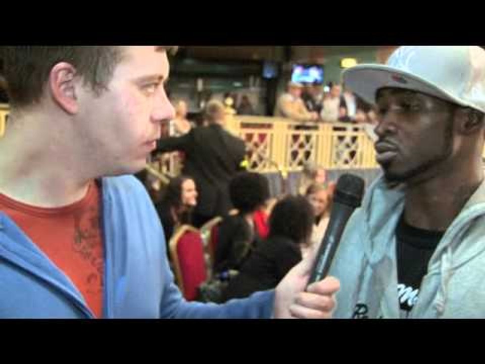 POST FIGHT INTERVIEW WITH LARRY EKUNDAYO FOR IFILM LONDON / EKUNDAYO v DEGHANI