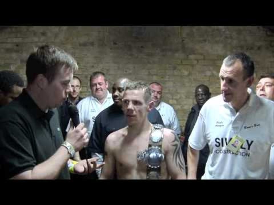 CHAS SYMONDS POST-FIGHT INTERVIEW FOR iFILM LONDON / SYMONDS v STILL