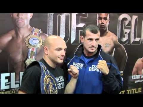GAVIN REES & DERRY MATHEWS (2) GO HEAD TO HEAD / EDGE OF GLORY PRESS CONFERENCE
