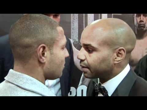 KELL BROOK v CARSON JONES GO HEAD TO HEAD (EXCLUSIVE) / FOR iFILM LONDON