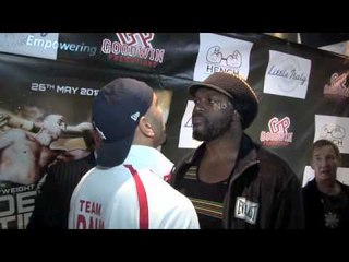AUDLEY HARRISON v ALI ADAMS HEAD-TO-HEAD FOOTAGE / iFILM LONDON