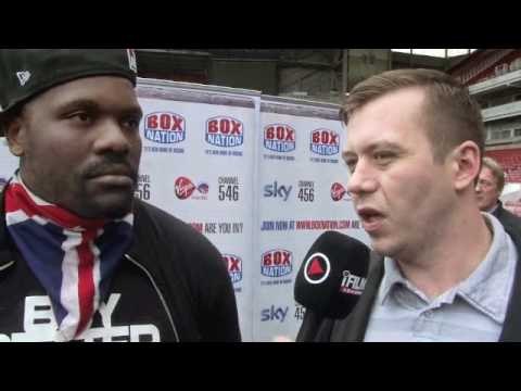 DERECK CHISORA INTERVIEW FOR iFILM LONDON / HAYE v CHISORA PRESS CONFERENCE