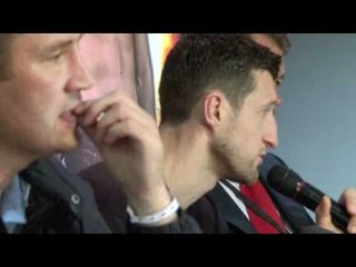 CARL FROCH POST-FIGHT PRESS CONFERENCE / iFILM LONDON / FROCH v BUTE