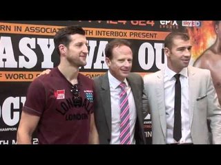 CARL FROCH v LUCIAN BUTE HEAD TO HEAD / FINAL PRESS CONFERENCE / iFILM LONDON.