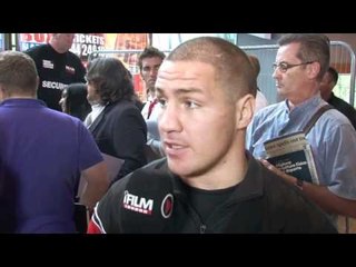 MATTHEW HALL INTERVIEW FOR iFILM LONDON / HAYE v CHISORA 2ND PRESS CONFERENCE