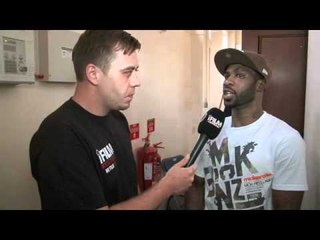 LARRY EKUNDAYO POST-FIGHT INTERVIEW FOR iFILM LONDON / EKUNDYO v BYRNE