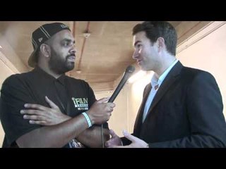 EDDIE HEARN POST-SHOW INTERVIEW FOR iFILM LONDON / BROOK v JONES / EDGE OF GLORY