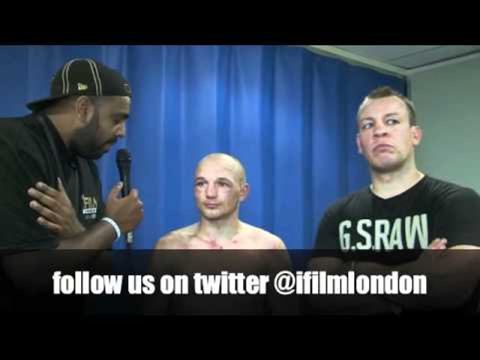 Gavin Rees & Gary Lockett Post Fight Interview for iFILM LONDON / REES v MATHEWS 2