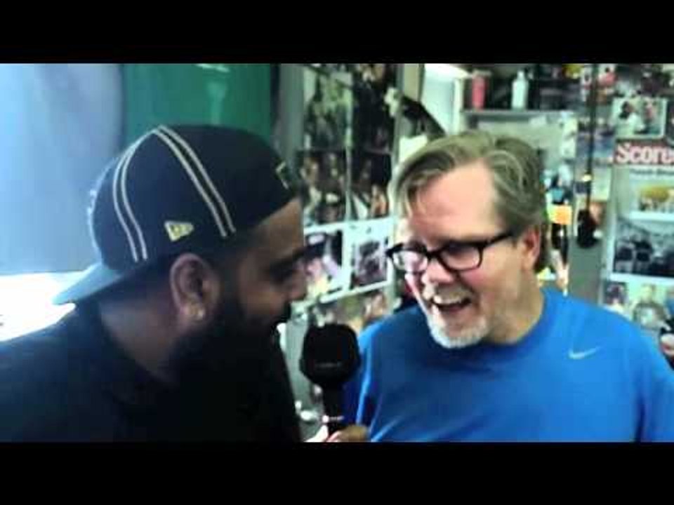 FREDDIE ROACH INTERVIEW FOR iFILM LONDON AT THE WILD CARD BOXING GYM.