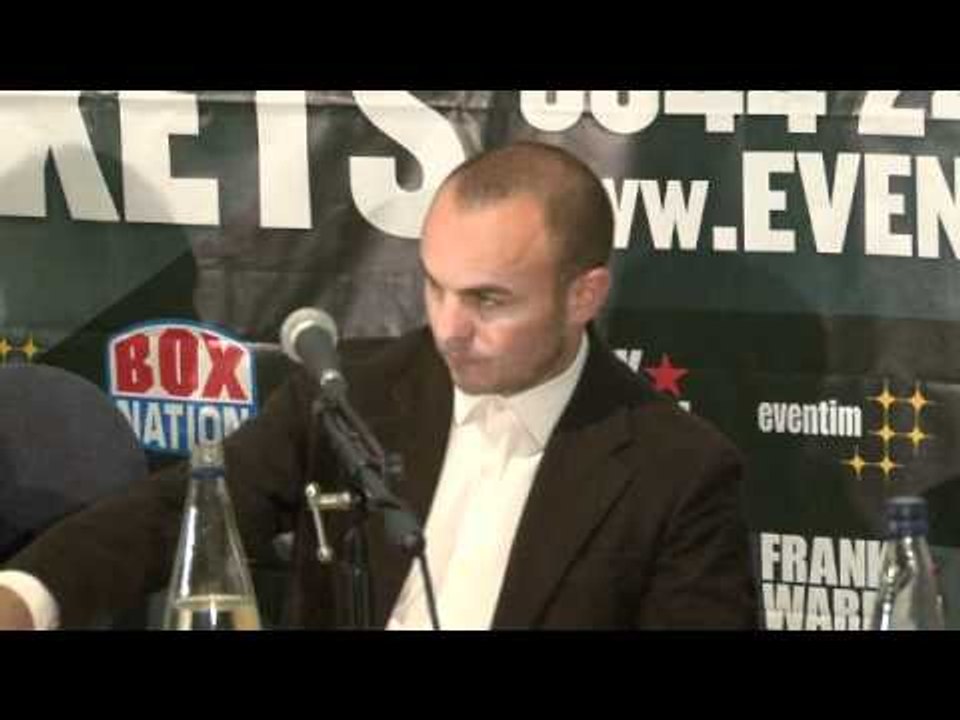 RICKY BURNS v KEVIN MITCHELL LONDON PRESS CONFERENCE / FOR iFILM LONDON
