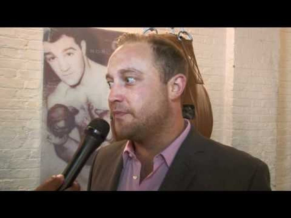 FRANCIS WARREN TALKS 'HAYE v CHISORA, BURNS v MITCHELL & CLEVERLY / iFILM LONDON.