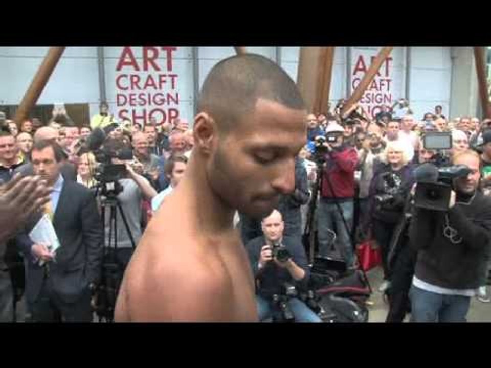 KELL BROOK v CARSON JONES OFFICIAL WEIGH-IN / FOR iFILM LONDON / EDGE OF GLORY