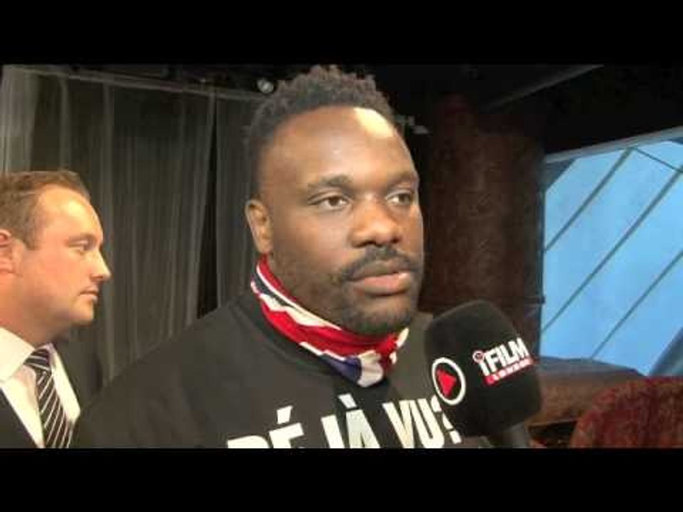 DERECK CHISORA INTERVIEW FOR iFILM LONDON / HAYE v CHISORA FINAL PRESS CONFERENCE