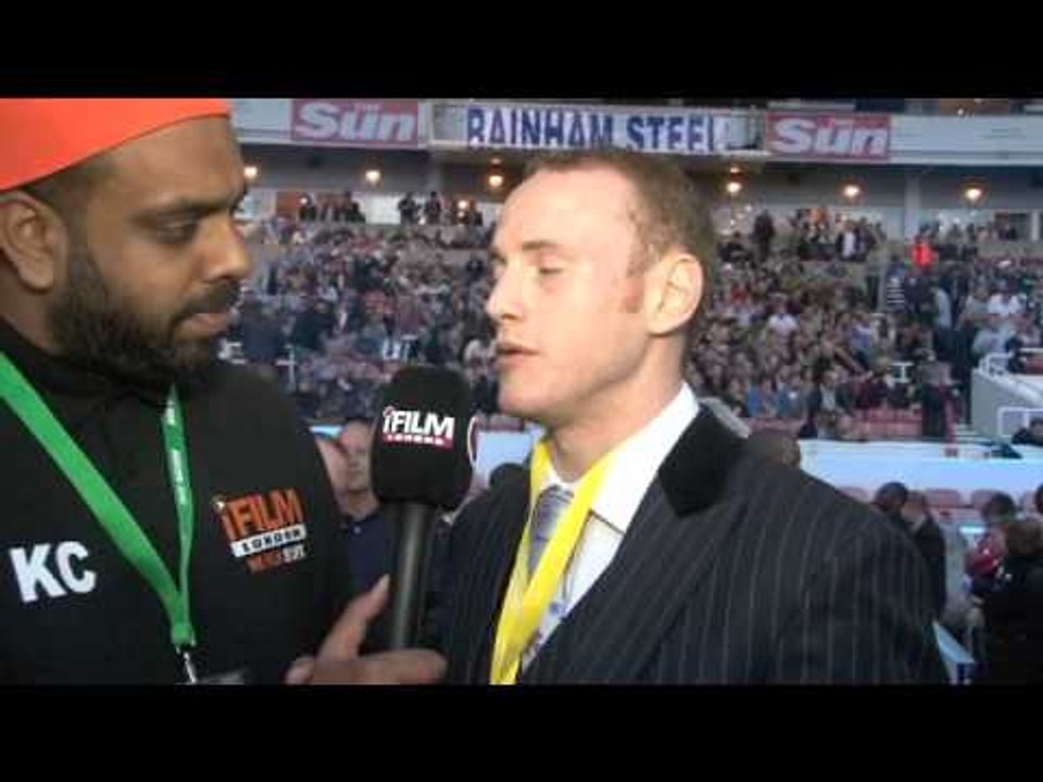 GEORGE GROVES TALKS HAYE, SIERRA & ANDERSON FOR iFILM LONDON / HAYE v CHISORA