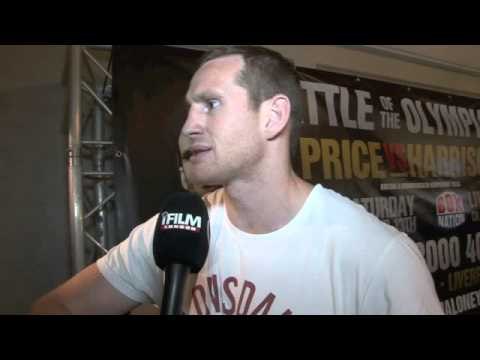 DAVID PRICE INTERVIEW FOR iFILM LONDON / PRICE v HARRISON LONDON PRESS CONFERENCE