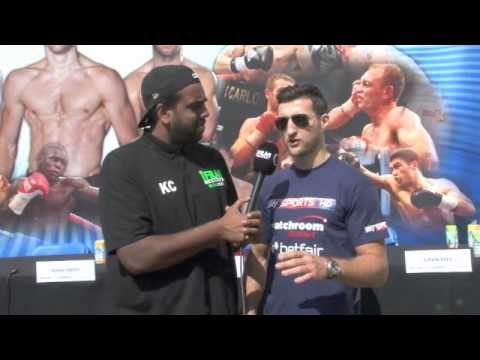 CARL FROCH INTERVIEW FOR iFILM LONDON / MATCHROOM BOXING MEDIA DAY 2012