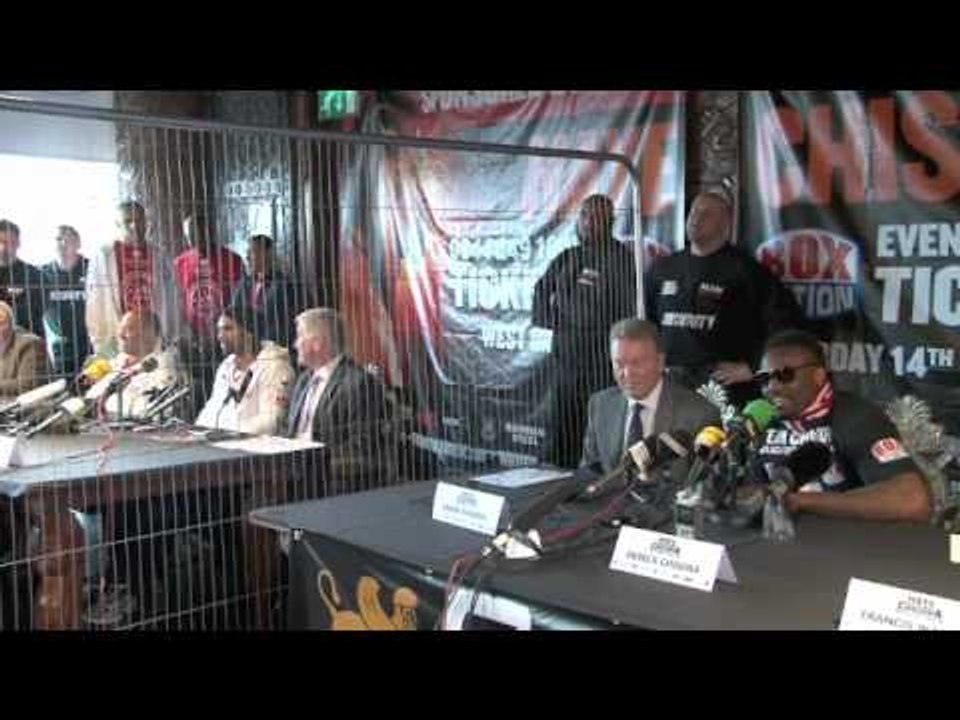 DAVID HAYE v DERECK CHISORA FINAL PRESS CONFERENCE (JULY 11th 2012) / iFILM LONDON
