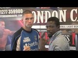 TONY BELLEW v EDISON MIRANDA HEAD TO HEAD / iFILM LONDON / LONDON CALLING PRESSER