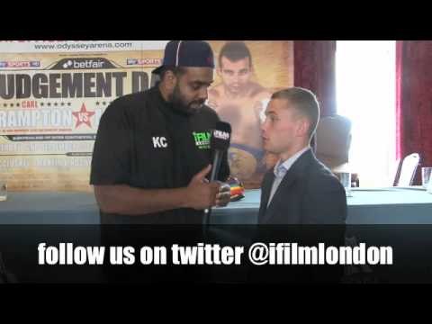 CARL FRAMPTON INTERVIEW FOR iFILM LONDON / FRAMPTON v MARTINEZ PRESS CONFERENCE