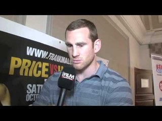 DAVID PRICE INTERVIEW FOR iFILM LONDON / PRICE v HARRISON / PRESS CONFERENCE