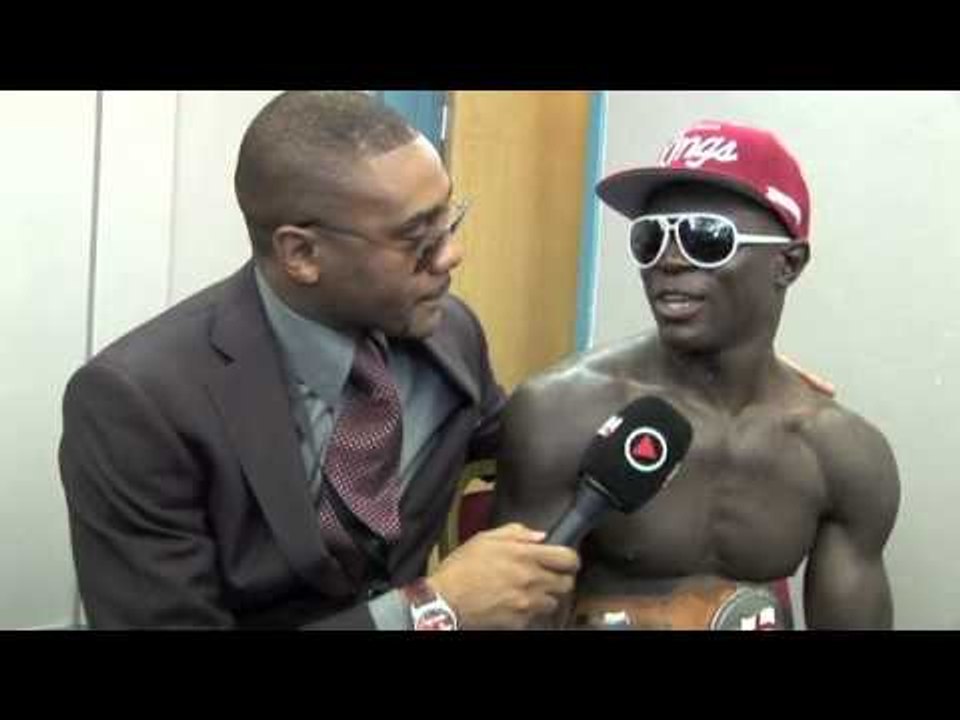 SPENCER FEARON INTERVIEWS ERICK OCHIENG ( POST-FIGHT INTERVIEW FOR iFILM LONDON) / OCHIENG v TOMS
