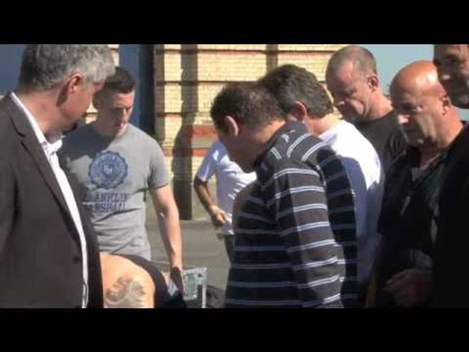 LEE PURDY v GUMERSINDO CARRASCO OFFICIAL WEIGH-IN / iFILM LONDON / LONDON CALLING