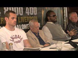 DAVID PRICE v AUDLEY HARRISON FULL LONDON PRESS CONFERENCE / iFILM LONDON / AUG 8TH 2012