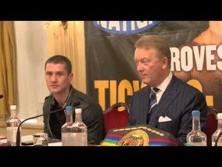 BURNS / SAUNDERS / CONQUEST PRESS CONFERENCE / 15 DEC 2012 EXCEL SHOW / iFILM LONDON