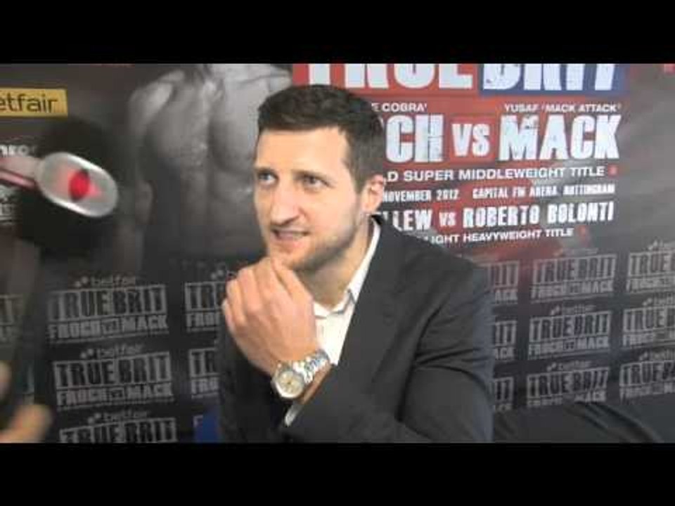 CARL FROCH INTERVIEW FOR iFILM LONDON / FROCH v MACK PRESS CONFERENCE