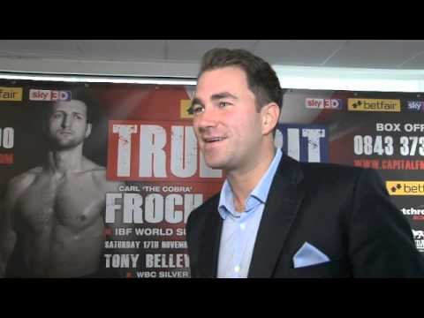 EDDIE HEARN INTERVIEW FOR iFILM LONDON / FROCH v MACK PRESS CONFERENCE
