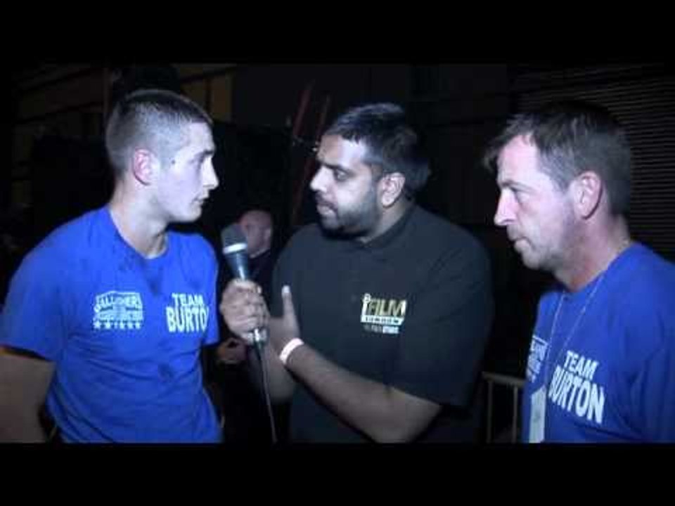 HOSEA BURTON & JOE GALLAGHER POST FIGHT INTERVIEW FOR iFILM LONDON / BURTON v TUCKER
