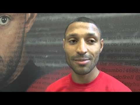KELL BROOK POST WEIGH-IN INTERVIEW FOR iFILM LONDON / BROOK v SALDIVIA WEIGH-IN
