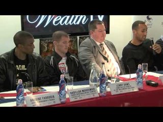 JAMES DeGALE v HADILLAH MOHOUMADI - OFFICIAL PRESS CONFERENCE @ GLOW (BLUEWATER) / iFILM LONDON