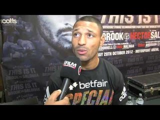 KELL BROOK - 'I WANT TO TAKE KHAN'S CHIN OFF' - INTERVIEW FOR iFILM LONDON / THIS IS IT PRESS CONF.