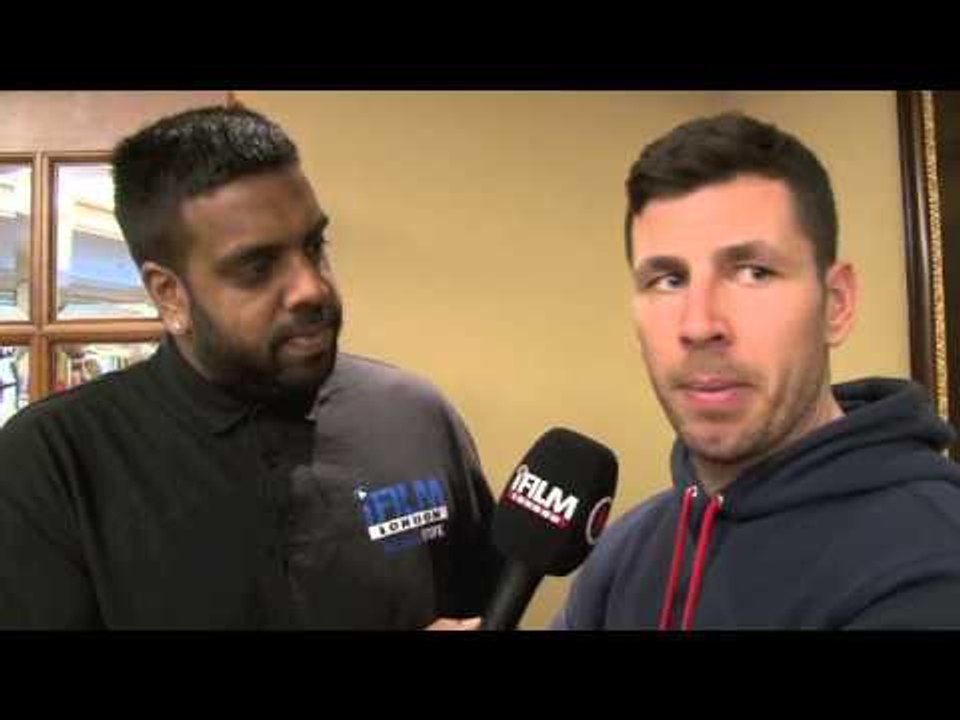DARREN BARKER INTERVIEW FOR iFILM LONDON / BARKER v HOPE / CHRISTMAS CRACKER PRESSER