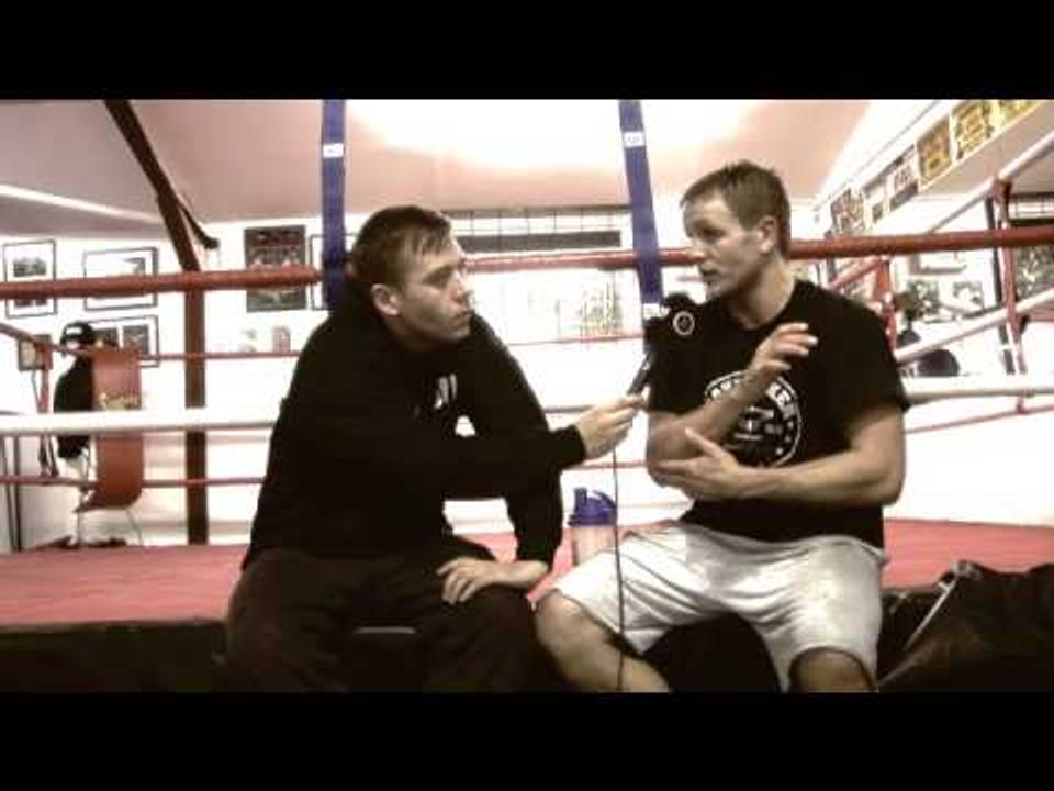 SAM WEBB INTERVIEW FOR iFILM LONDON / iBOX GYM EXCLUSIVE